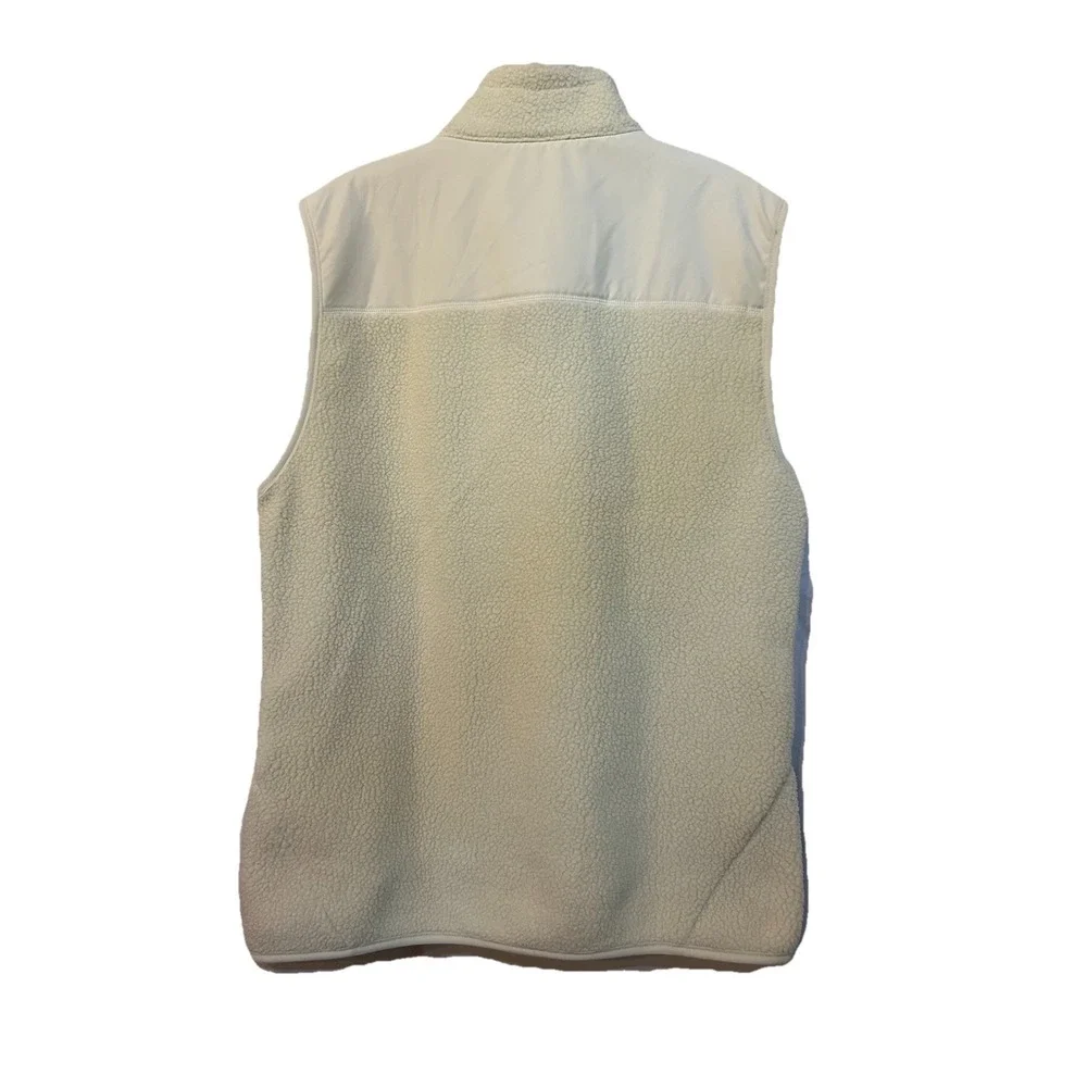 CUTS‎ Men's Polartec Sherpa Full Zip Cream Size Medium Pockets EUC